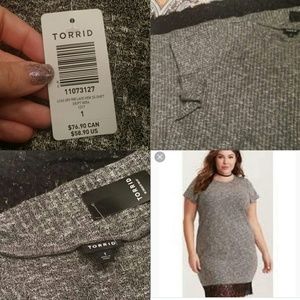 Brand New with Tags Torrid  Size 1 Ribbed Dress